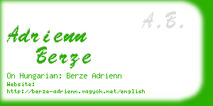 adrienn berze business card